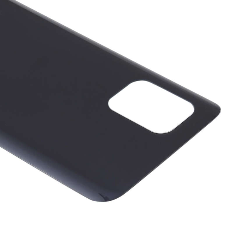 Glass Material Battery Back Cover for Xiaomi Mi 10 Lite 5G/Mi 10 Youth 5G(Black)