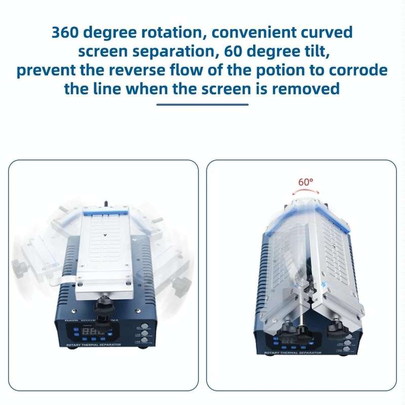 Kaisi 946 Max Double Vacuum Pumps LCD Separator Rotating Thermal Machine, US Plug