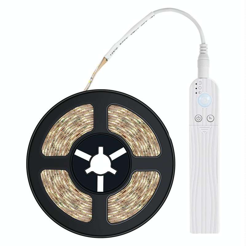 1m LED Battery Box Light Strip Intelligent Induction Dimming Soft Light Strip Drip Waterproof Cab...