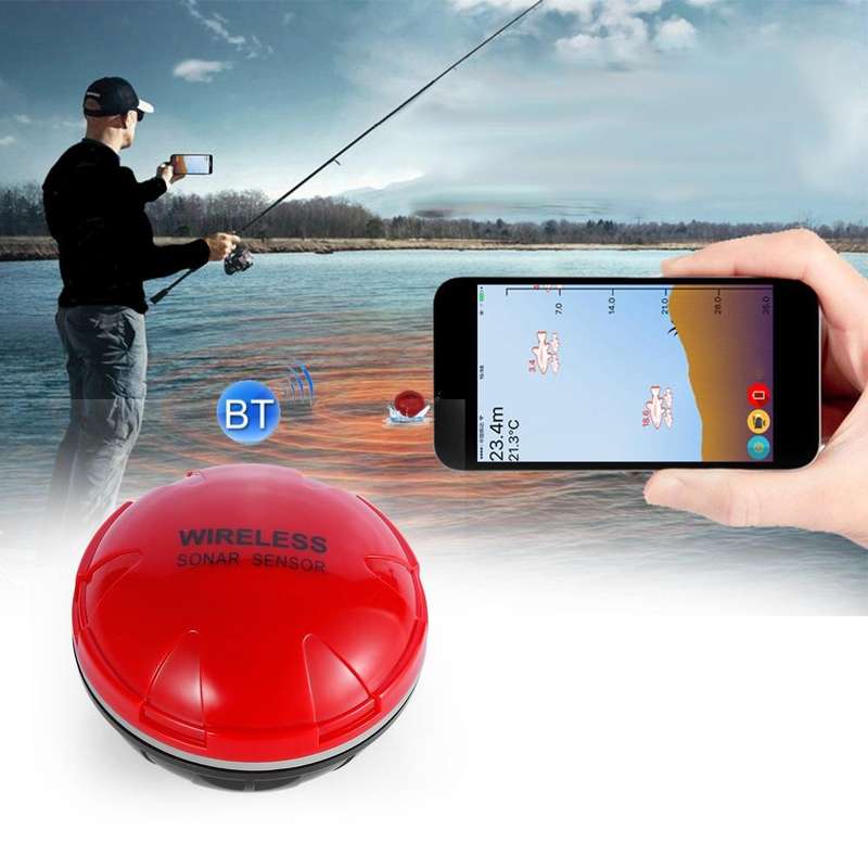 Fish Finder Wireless Mobile Phone Sonar Fish Finder APP Underwater Fish Finder Fishing Fishing Ge...