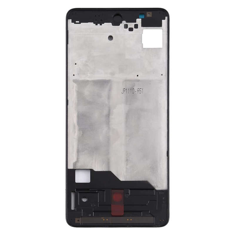 For Samsung Galaxy A51  Front Housing LCD Frame Bezel Plate (Black)