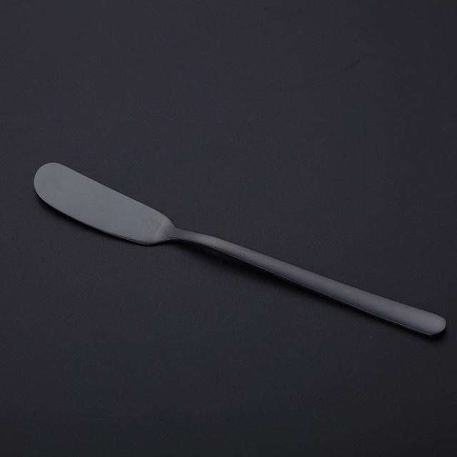 Stainless Steel Butter Knife(Black)