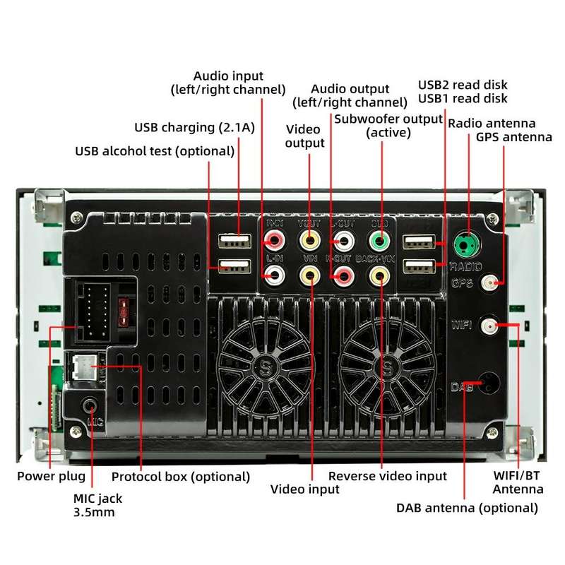 For Ford Transit 7 inch Android Navigation Machine Supports WiFi / GPS / RDS, Specification:2GB+3...