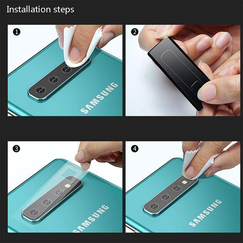 0.3mm 2.5D Transparent Rear Camera Lens Protector Tempered Glass Film for Galaxy S10 E