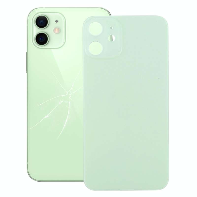 Easy Replacement Big Camera Hole Back Battery Cover for iPhone 12 Mini(Green)