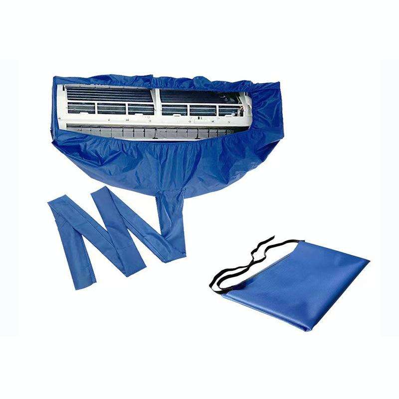2-3P Air Conditioner Cleaning Cover With Drain Outlet, Configuration: Cover + Protective Wall Cloth