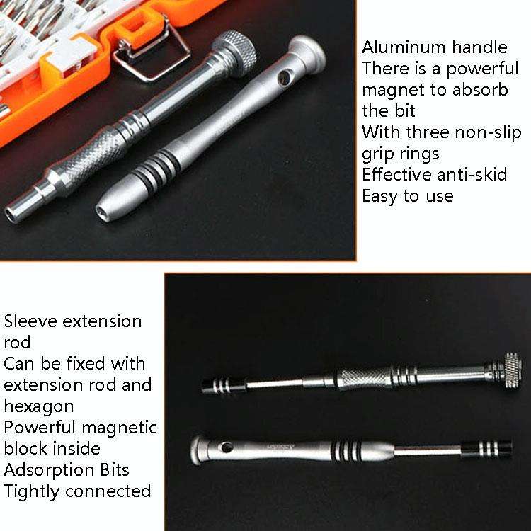 Obadun 9800 58 in 1 Screwdriver Set Manual CRV Batch Mobile Phone Disassembly Glasses Repair Tool...