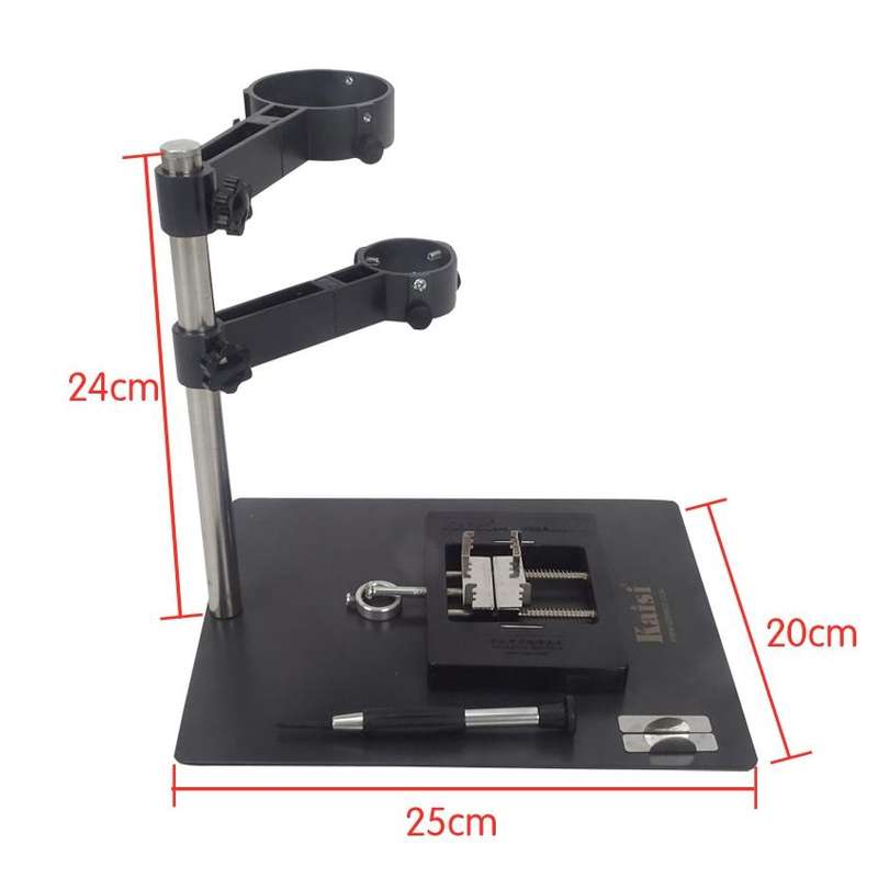 Kaisi F-204 Mobile Phone Laptop BGA Rework Reballing Station Hot Air Gun Clamp