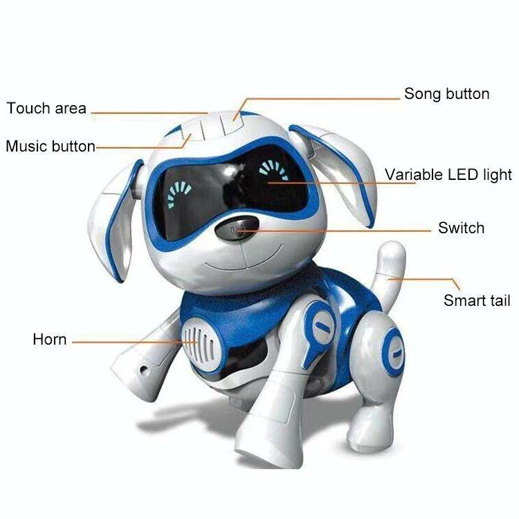 USB Charging Smart Touch Sensing Machine Dog Children Electric Toys, Supports Walking & Gnawing B...