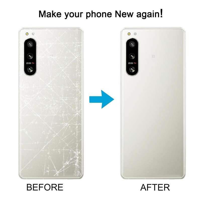 For Sony Xperia 5 IV Original Battery Back Cover with Camera Lens Cover(White)