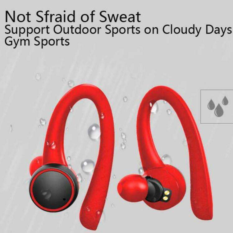 T7 Pro Wireless Sports Dual In-Ear Headset Bluetooth Headset 5.0(Red)