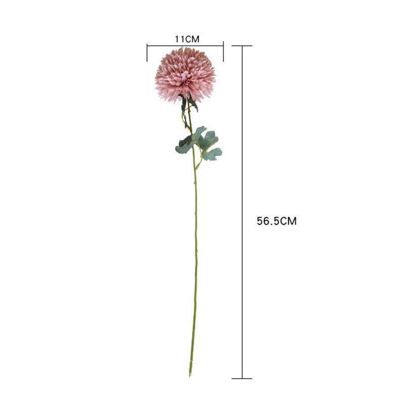 Dandelion Flower Ball Simulation Flower Home Decoration Wedding Bouquet(Light Purple)