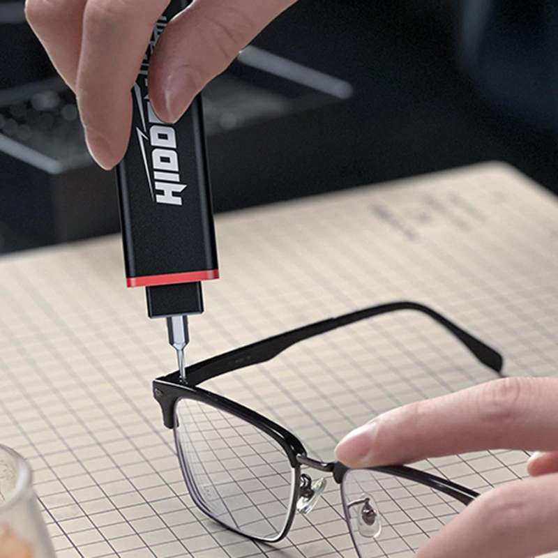 JAKEMY JM-8195 21 in 1 S-2 Bits Square Handle Design Screwdirver(Black)