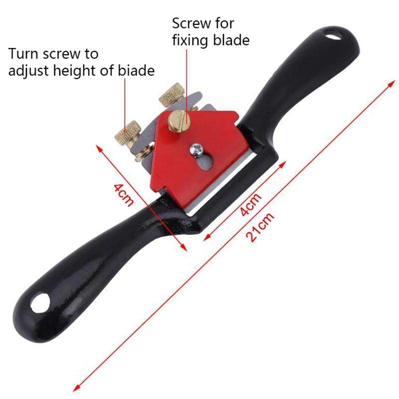 MYTEC 9 Inch Adjustable Hand Push Home Woodworking Hand Planer