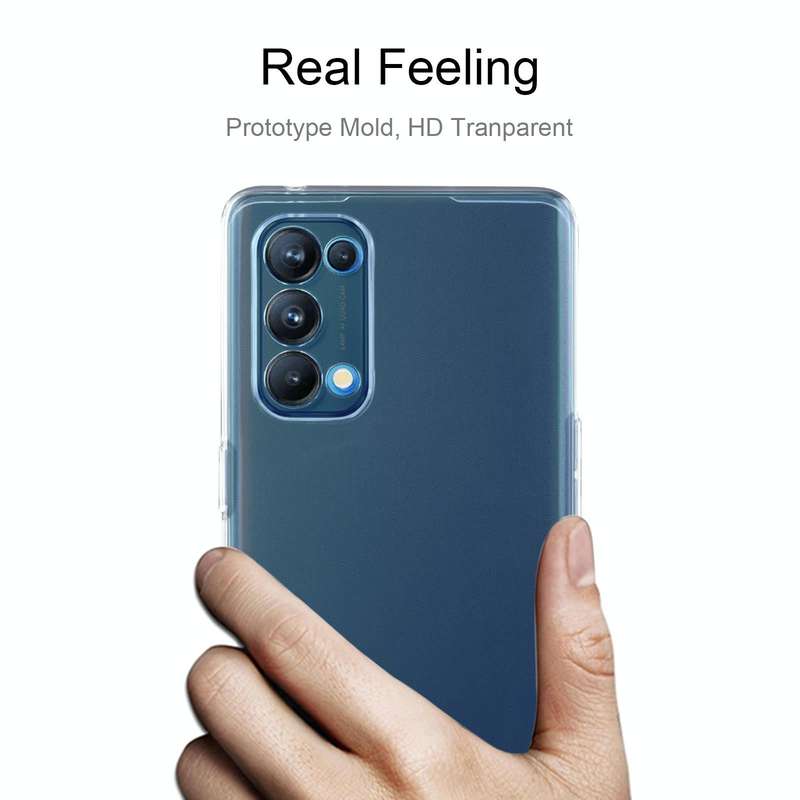 For OPPO Reno5 Pro 0.75mm Ultra-thin Transparent TPU Soft Protective Case
