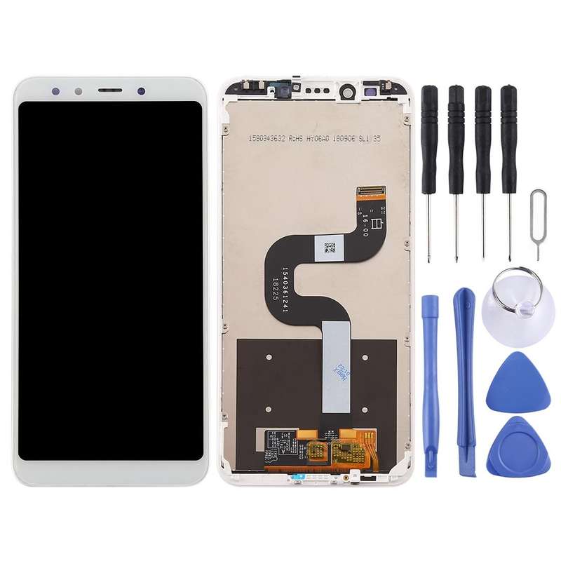 TFT LCD Screen for Xiaomi Mi 6X / A2 Digitizer Full Assembly with Frame(White)