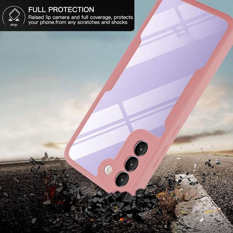 For Samsung Galaxy S22 5G Acrylic + TPU 360 Degrees Full Coverage Shockproof Phone Case(Green)
