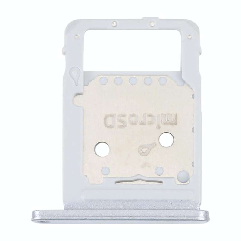 For Samsung Galaxy Tab S7 FE SM-T736 SIM Card Tray + Micro SD Card Tray (Silver)