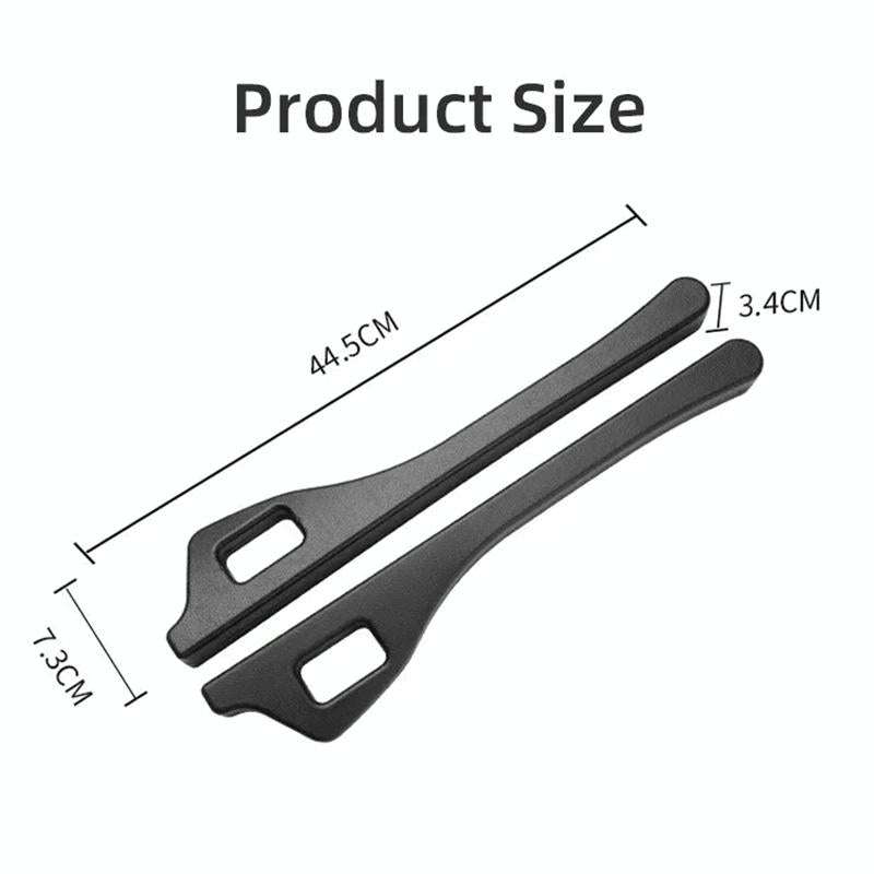 1 Pair Car Seat Gap Bar Car Interior Armrest Box Gap Leak-proof Filler (Black)