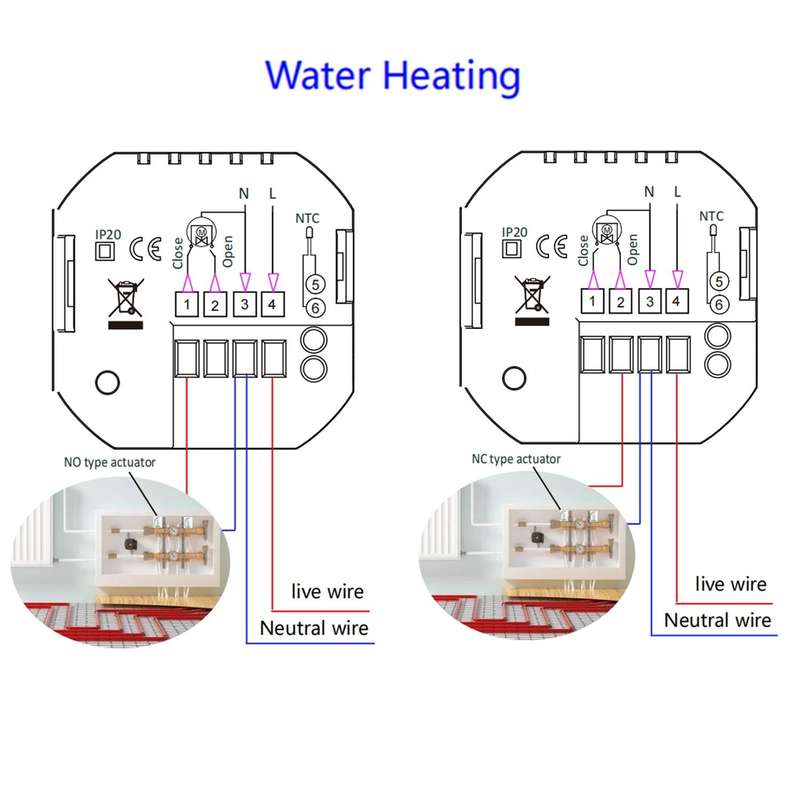 BHT-2002GALM 220V Smart Home Heating Thermostat Water Heating WiFi Thermostat(Black)