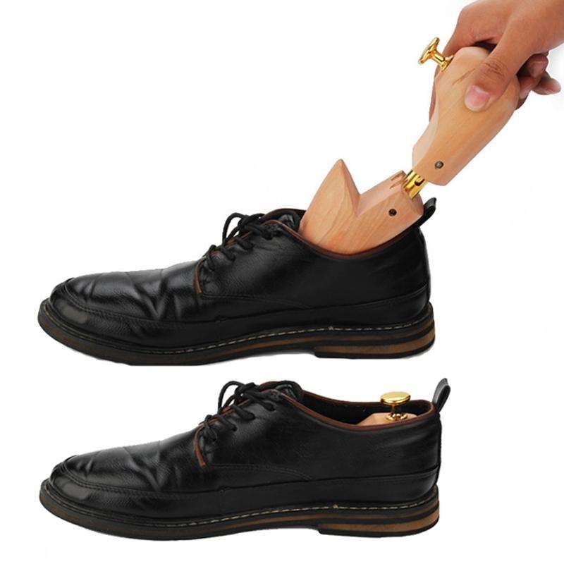 1pair Dutchwood Shoe Stretcher Expander Adjustable Anti-Wrinkle Shoe Last, Size: 45/46