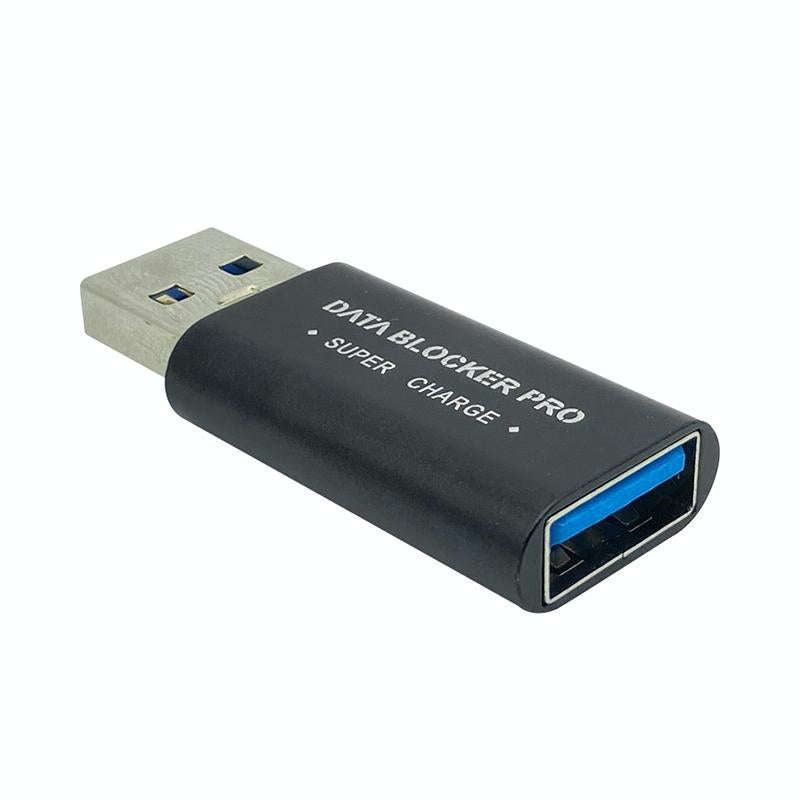 GE06 USB Data Blocker Fast Charging Connector(Black)
