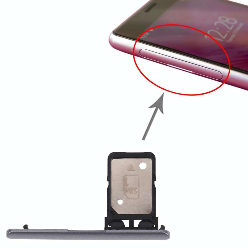 SIM Card Tray for Sony Xperia 10 Plus / 10 (Silver)