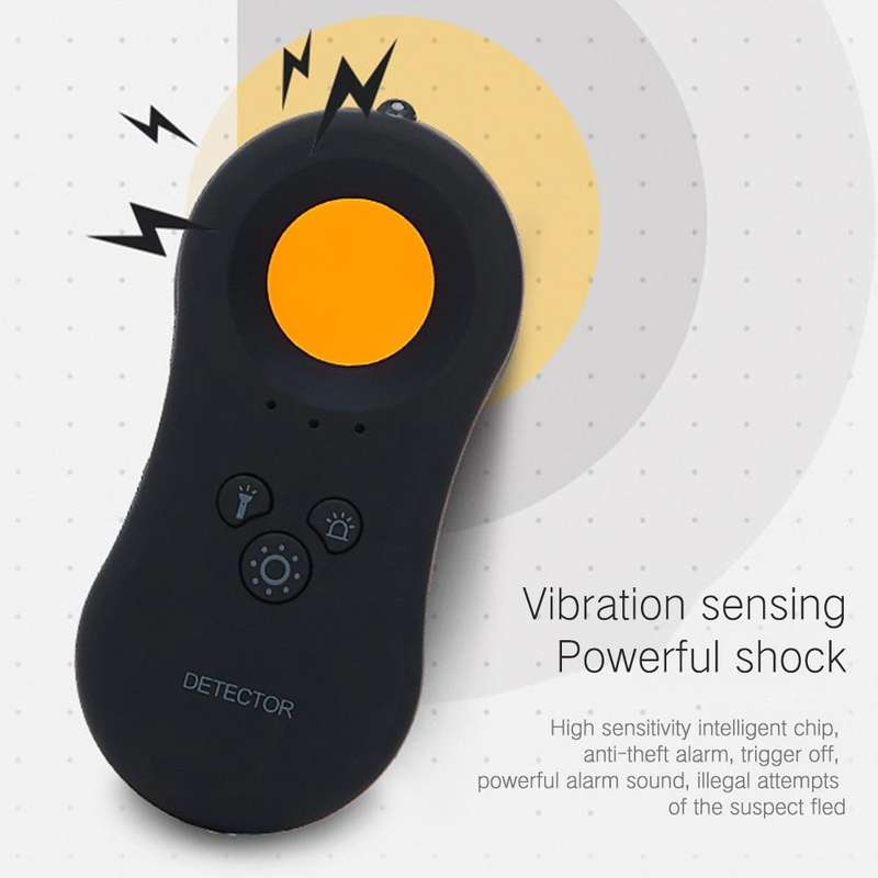 Hotel Anti-Spy Monitoring Detector Portable Monitor Camera Alarm Flashlight Anti-theft Home Infra...