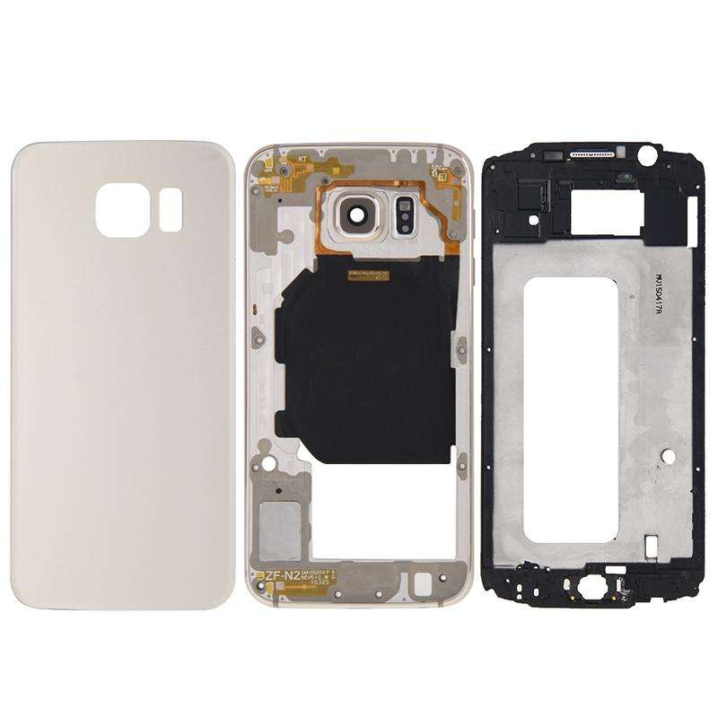 For Galaxy S6 / G920F Full Housing Cover (Front Housing LCD Frame Bezel Plate + Back Plate Housin...