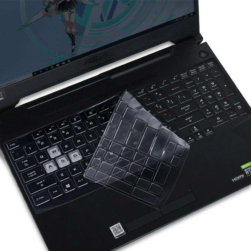 For Asus Plus FA706IU 17.3 inch Transparent and Dustproof TPU Laptop Keyboard Protective Film