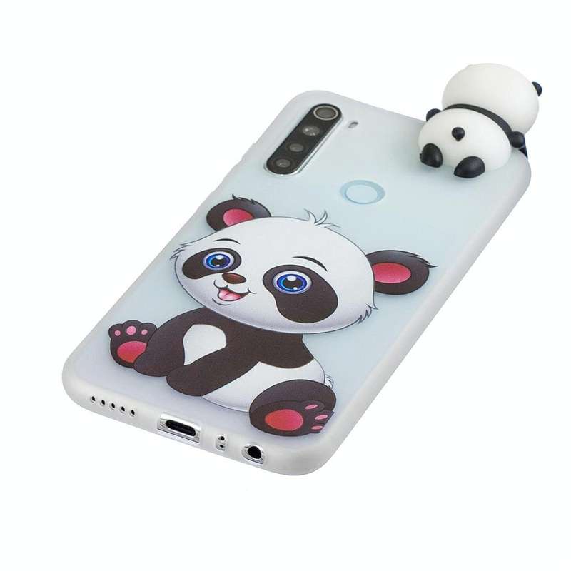 For Xiaomi Redmi Note 8 Shockproof Cartoon TPU Protective Case(Panda)