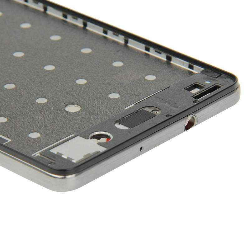 For Huawei P8 Lite Front Housing LCD Frame Bezel Plate(Black)