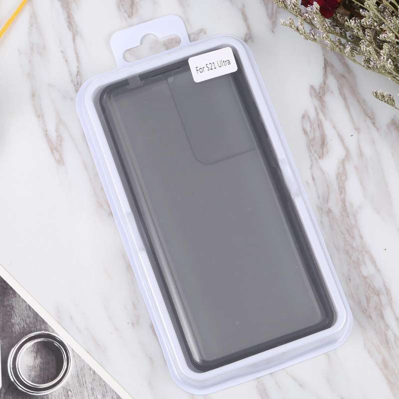 For Samsung Galaxy S21 Ultra 5G Anti-peeping Magnetic Double-sided Tempered Glass Phone Case(Black)