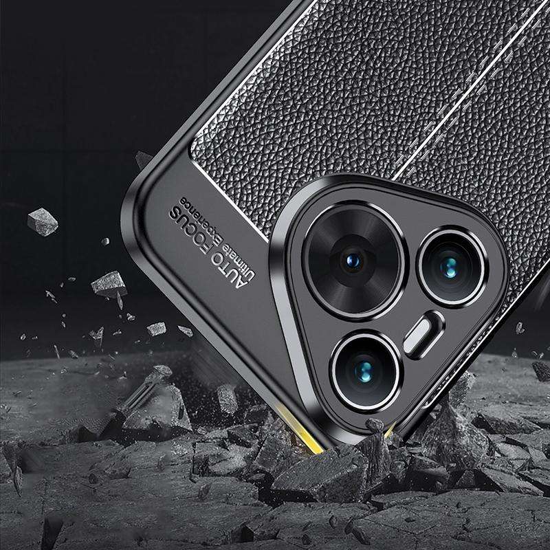 For Huawei Pura 70 Pro / 70 Pro+ Litchi Texture TPU Shockproof Phone Case(Black)