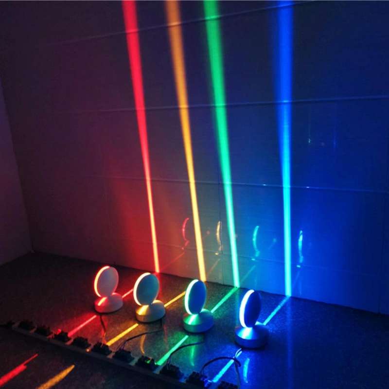 Black LED Door Frame Corridor Window Wall Spotlight(Warm Light)