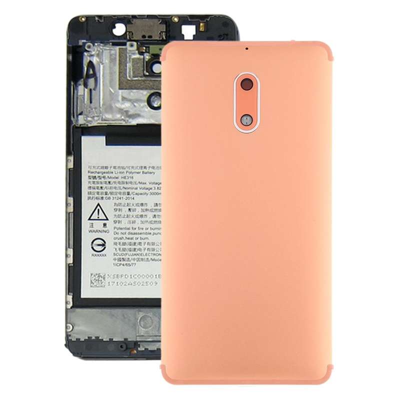 Battery Back Cover with Camera Lens & Side Keys for Nokia 6 TA-1000 TA-1003 TA-1021 TA-1025 TA-10...
