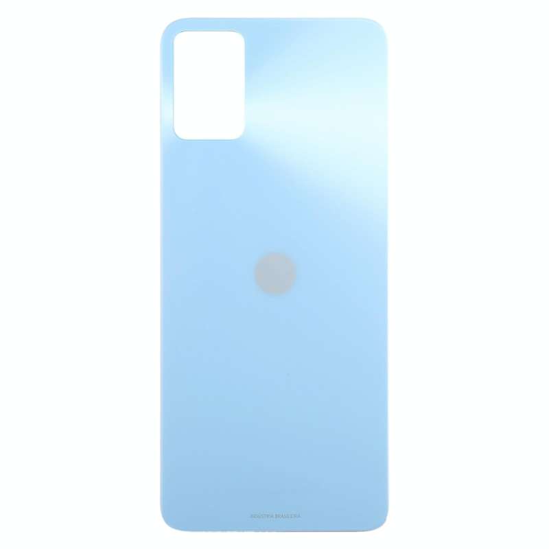 For Motorola Moto E22 Original Battery Back Cover(Light Blue)