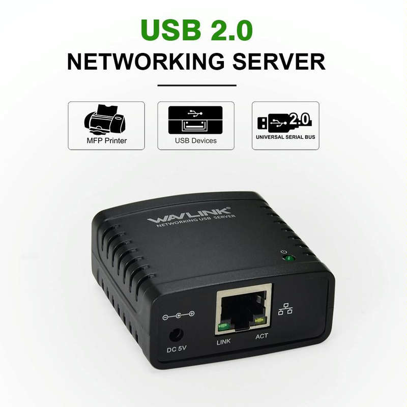 WAVLINK USB 2.0 Networking Server, EU Plug
