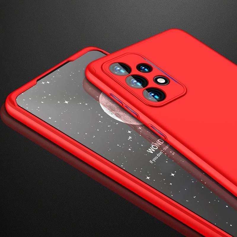 For Samsung Galaxy A33 5G GKK Three Stage Splicing Full Coverage PC Phone Case(Red)