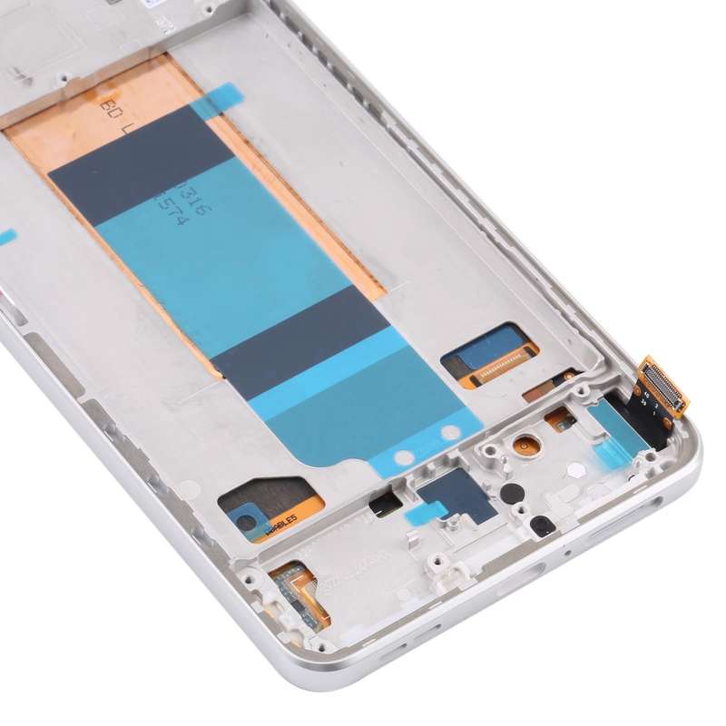 Original LCD Screen for Xiaomi Redmi K40S Digitizer Full Assembly with Frame(Silver)