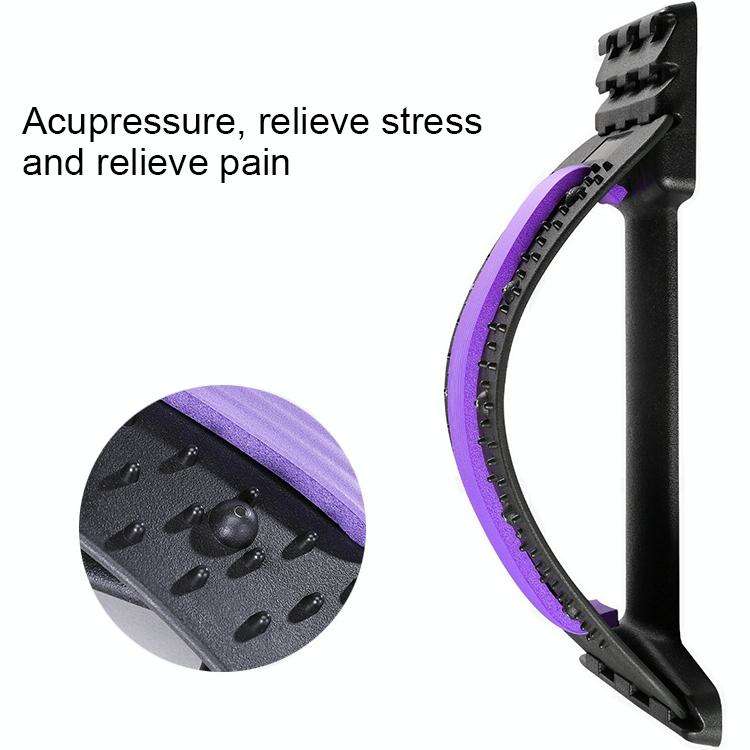 Lumbar Traction Stretching Device Posture Corrector Waist Support Spine Pain Relief Back Massage ...