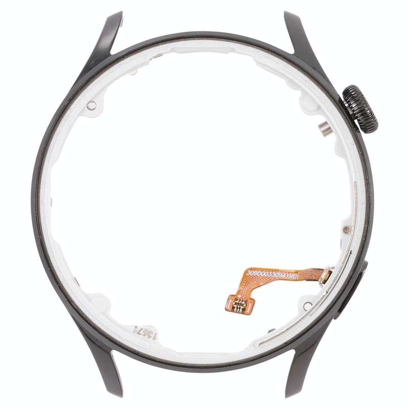 LCD Screen Frame Bezel Plate For Huawei Watch 3(Black)