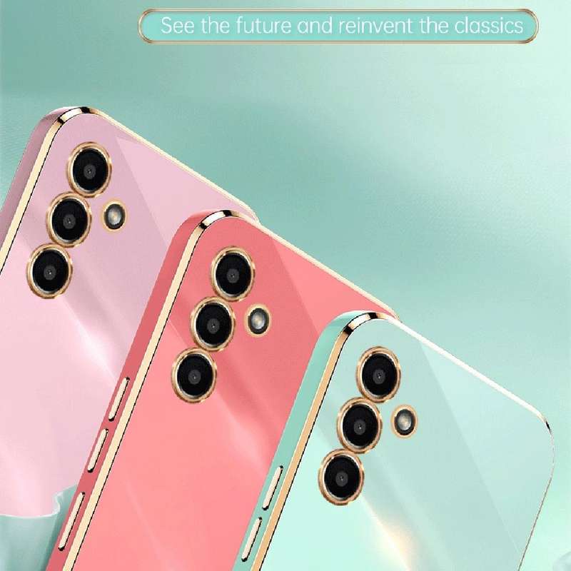 For Samsung Galaxy A13 5G XINLI Straight Edge 6D Electroplate TPU Phone Case(Black)