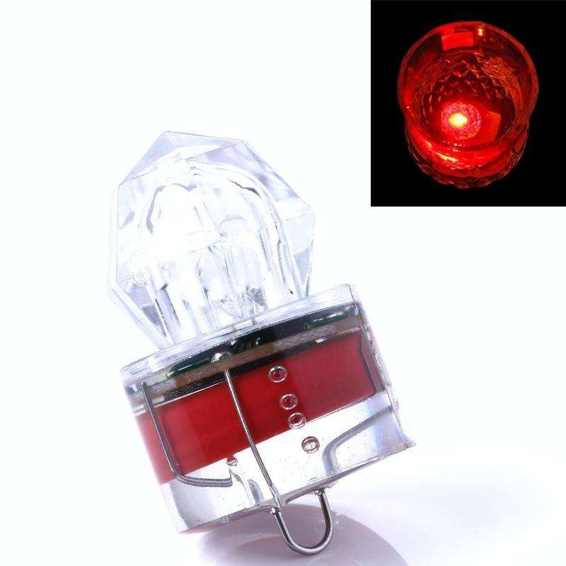 Deep Sea Night Fishing Diamond LED Flashing Light / Under Water Attract Fish Bait Lure Lamp (Rand...
