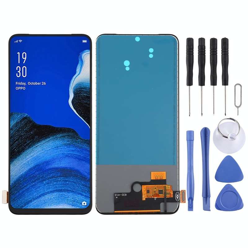 TFT LCD Screen For OPPO Reno2 Z / Reno2 F / K3 / Realme X with Digitizer Full Assembly (No Finger...