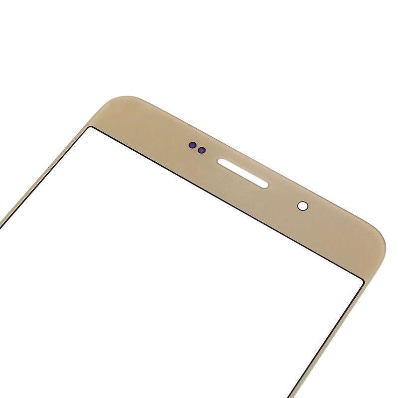 For Galaxy A9 (2016) / A900 Front Screen Outer Glass Lens (Gold)