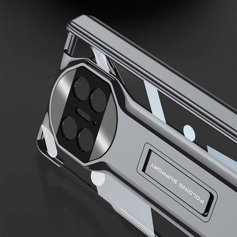 For Huawei Mate X3 GKK Integrated Magnetic Folding Supercar Phone Case(Black)