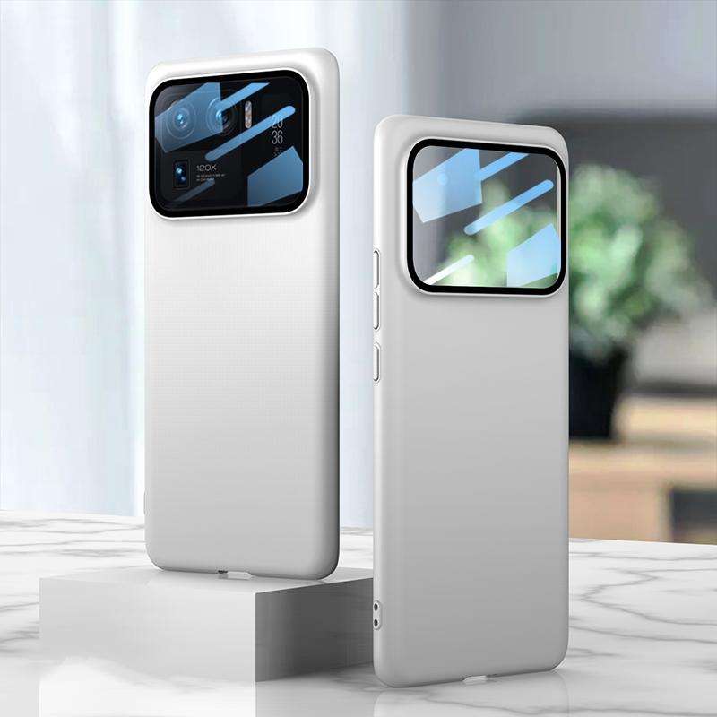 For Xiaomi Mi 11 Ultra GKK Ultra-thin Full Coverage Protective Case with Back Camera Lens Film(Wh...