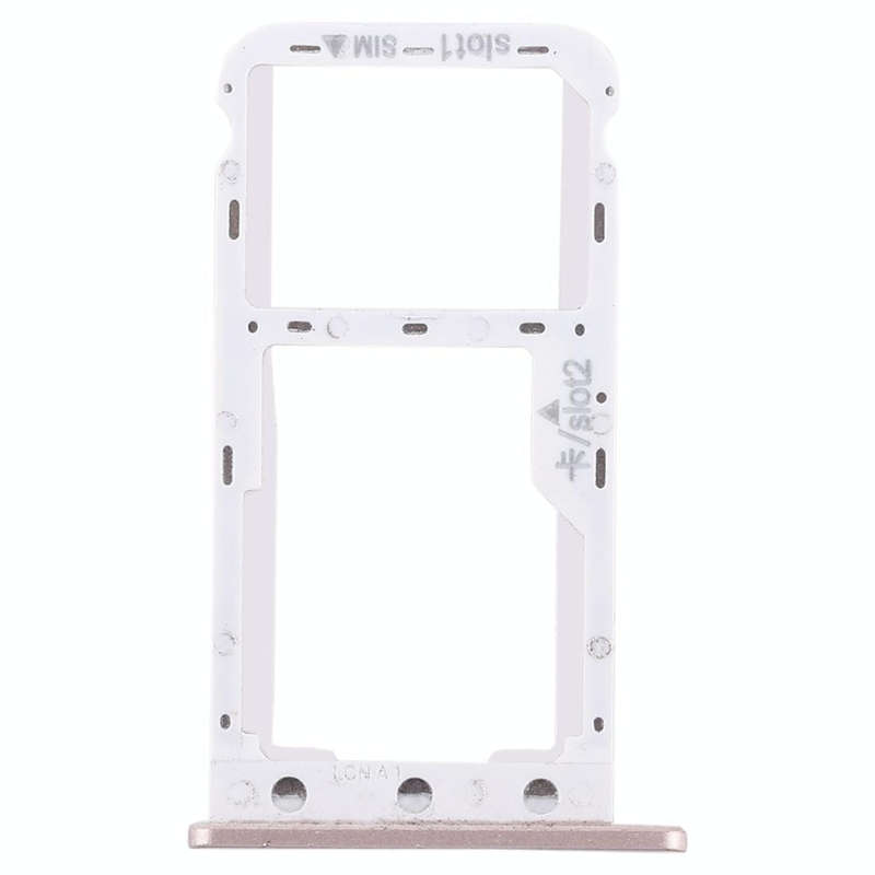 SIM Card Tray + SIM Card Tray / Micro SD Card for Huawei Enjoy 7 (Gold)