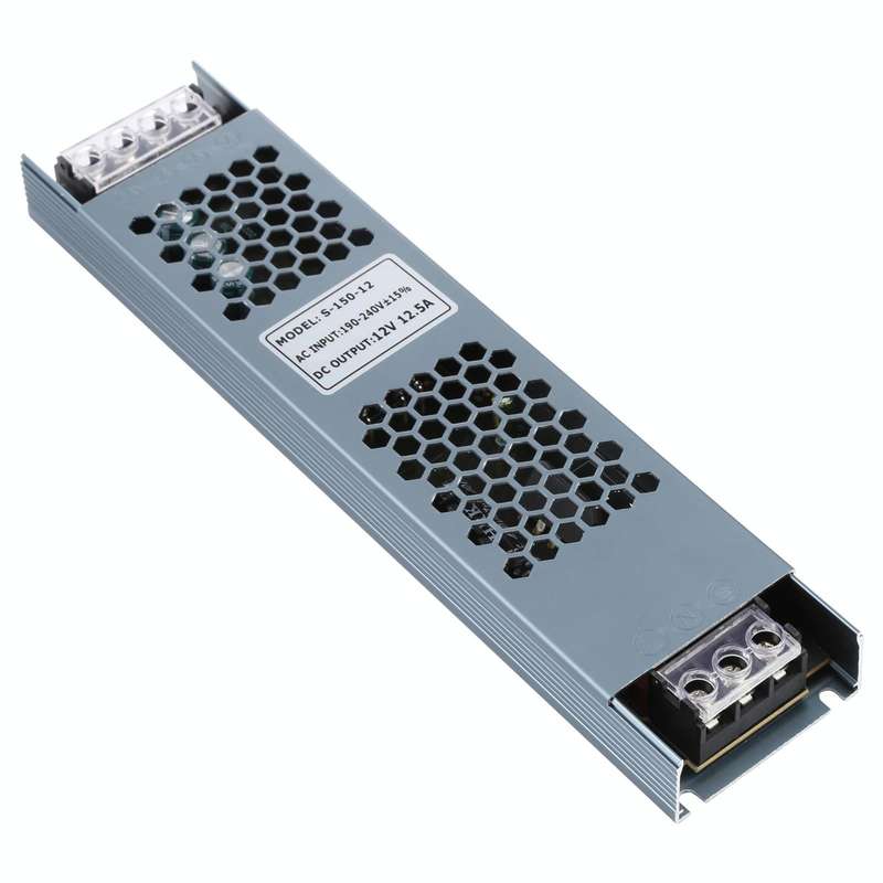 S-150-12 DC12V 12.5A 150W LED Power Supply Transformer AC170-240V
